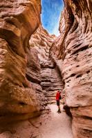 Colin in a Slot Canyon